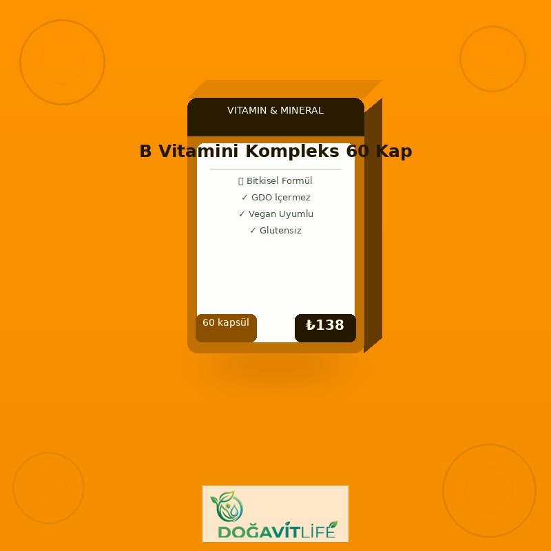 B Vitamini Kompleks 60 Kapsül