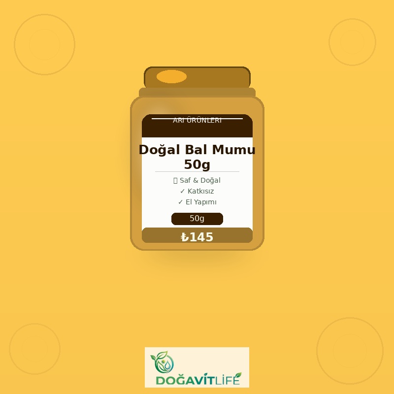 Doğal Bal Mumu 50g