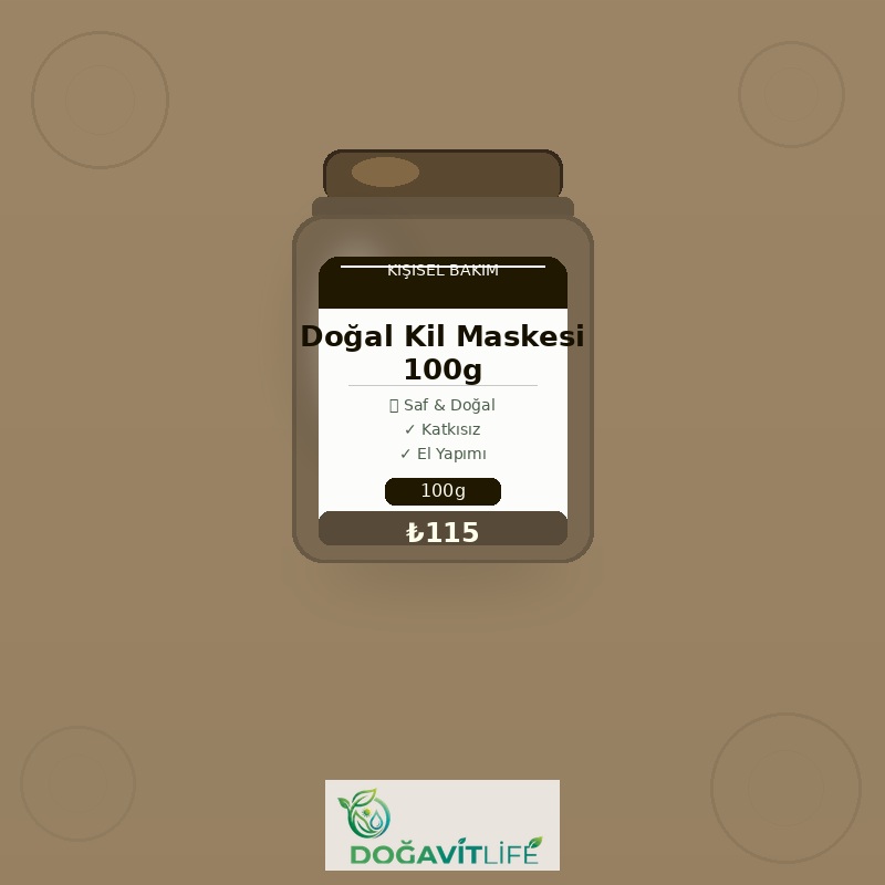 Doğal Kil Maskesi 100g