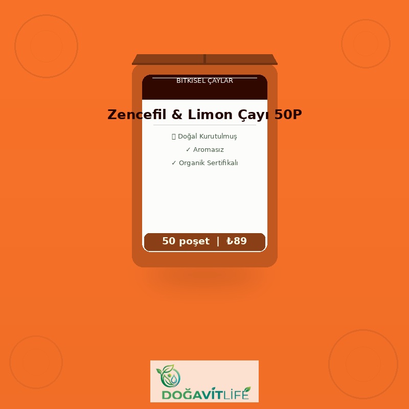 Zencefil & Limon Çayı 50 Poşet