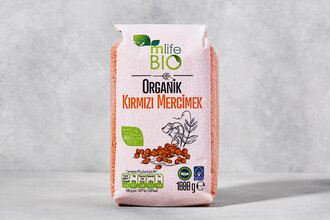 M Life Organik Kırmızı Mercimek 1 kg