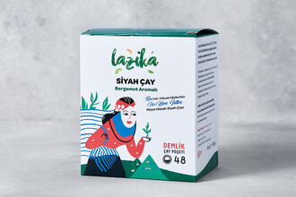 Lazika Bergamotlu Siyah Çay Demlik Poşet 48'li