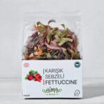Hüma Organik Karışık Sebzeli Fettuccine Makarna 250 g