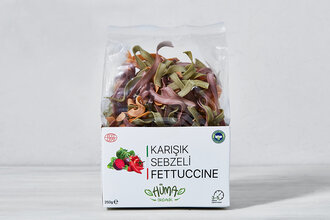 Hüma Organik Karışık Sebzeli Fettuccine Makarna 250 g