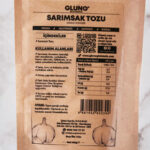 Gluno Glutensiz Glutensiz Sarımsak Tozu 100 g