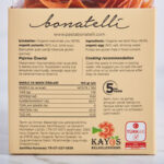 Bonatelli Organik Kırmızı Mercimekli Çubuk Makarna 400 g