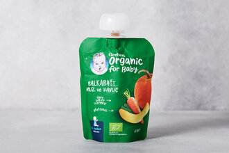 Gerber Organik Muzlu ve Havuçlu Balkabağı Püresi 90 g