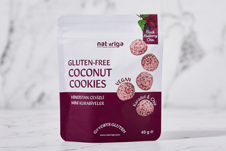 Naturiga Hindistan Cevizli Mini Kurabiye Karadut & Chia 40 g