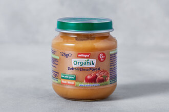Milupa Organik Bebek Püresi Şeftali ve Elma +6 Ay 125 g