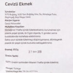 Pelin'in Ekmeği Ekşi Mayalı Cevizli Ekmek 850 g