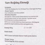 Pelin'in Ekmeği Ekşi Mayalı Tam Buğday Ekmek 850 g