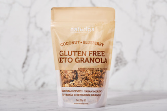 Naturiga Glutensiz Ketojenik Granola Coconut Blueberry 250 g