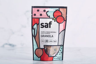 Saf Tahinli & Yaban Mersinli Granola 45 g