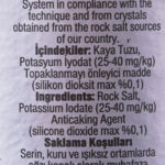 Efsina İyotlu İnce Kaya Tuzu 250 g