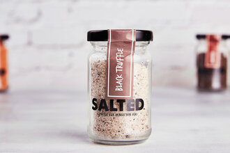 Salted Siyah Trüf Mantarlı Tuz Cam Kavanoz 70 g