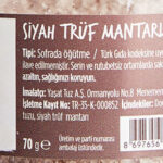 Salted Siyah Trüf Mantarlı Tuz Cam Kavanoz 70 g