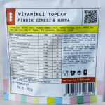 Fropie Vitaminli Toplar Fındık Ezmesi ve Hurma 80 g