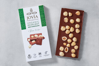 Jovia Organik Çikolata (Fındıklı ve Sütlü) 85 g