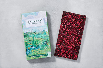 Choccom Bitter Çikolata Nane Ahududu (El Yapımı) 75 g