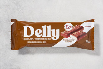 Delly Cappuccino Aromalı Protein Bar 40 g