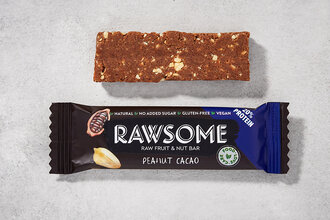 Rawsome Yerfıstıklı ve Kakaolu Vegan Bar 25 g