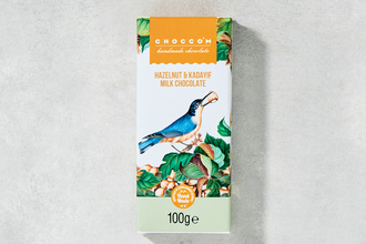 Choccom Sütlü Çikolata Fındık Kadayıf Dolgulu (El Yapımı) 100 g