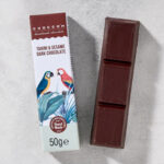 Choccom Bitter Çikolata Tahin Susam Dolgulu (El Yapımı) 50 g