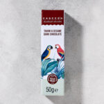 Choccom Bitter Çikolata Tahin Susam Dolgulu (El Yapımı) 50 g
