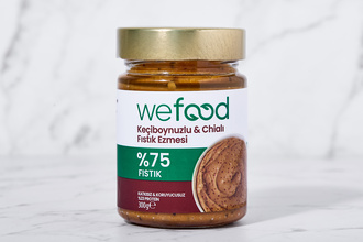 Wefood Keçiboynuzlu & Chialı Fıstık Ezmesi 300 g