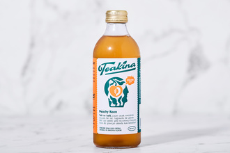 Teakina Demleme Siyah Çay Şeftali&Zencefil 330 ml