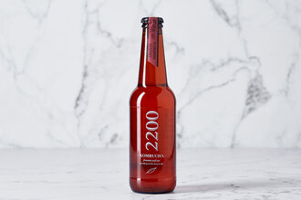 Kombucha 2200 Ananas ve Hibiskuslu Fermente Kombucha 330 ml