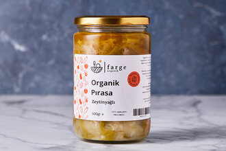 Farge Organik Çiftliği Organik Zeytinyağlı Pırasa Yemeği 600 g