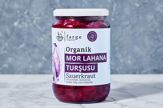 Farge Organik Çiftliği Organik Sauerkraut Mor Lahana Turşusu 600 g