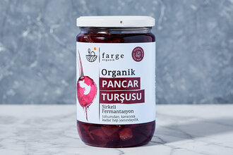 Farge Organik Çiftliği Organik Kırmızı Pancar Turşusu 600 g