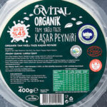 Orvital Organik Tam Yağlı Taze Kaşar Peyniri 400 g