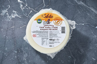Elta Ada Organik Tam Yağlı Taze Kaşar Peyniri 400 g