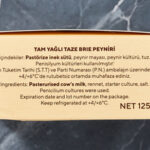 Casari Tam Yağlı Brie Peyniri Teneke Kutu 125 g