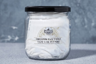Akmeşe Organik Süt Çiftliği Organik Lor Peyniri 350 g