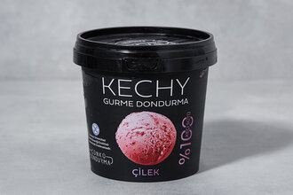 Kechy Gurme Dondurma Çilekli 500 ml