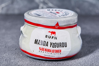 Buffa Tam Yağlı Kıvamlı Homojenize %100 Manda Yoğurdu 600 g