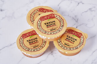 Gurvita Dondurulmuş Tavuk Suyu Sebzeli 4 x 50 ml