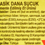 Apikoğlu Klasik Fermente Sucuk 450 g
