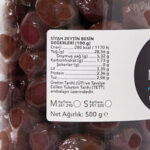 Mavras Yağlı Doğal Siyah Sele Zeytin 500 g