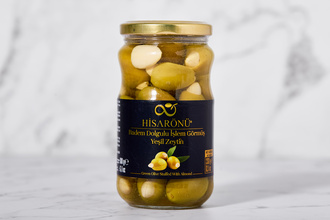 Hisarönü Badem Dolgulu Yeşil Zeytin 350 g