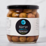 Mavras Yağlı Doğal Salamura Yeşil Kırma Zeytin 400 g