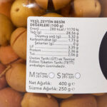 Mavras Yağlı Doğal Salamura Yeşil Kırma Zeytin 400 g
