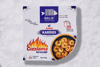 Balık Dünyası Karides Cızlama 130 g (Dondurulmuş)