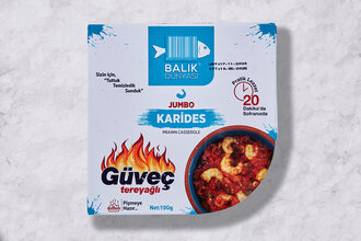 Balık Dünyası Karides Güveç Jumbo 190 g (Dondurulmuş)