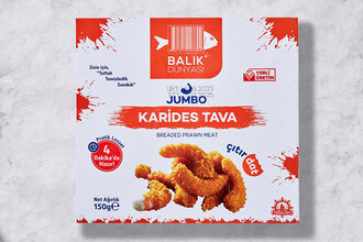 Balık Dünyası Karides Tava Jumbo 150 g (Dondurulmuş)
