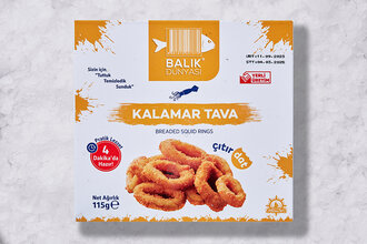 Balık Dünyası Kalamar Tava 115 g (Dondurulmuş)